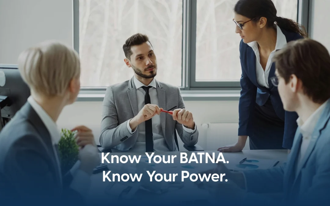 BATNA in Negotiation: Know Your Power Move